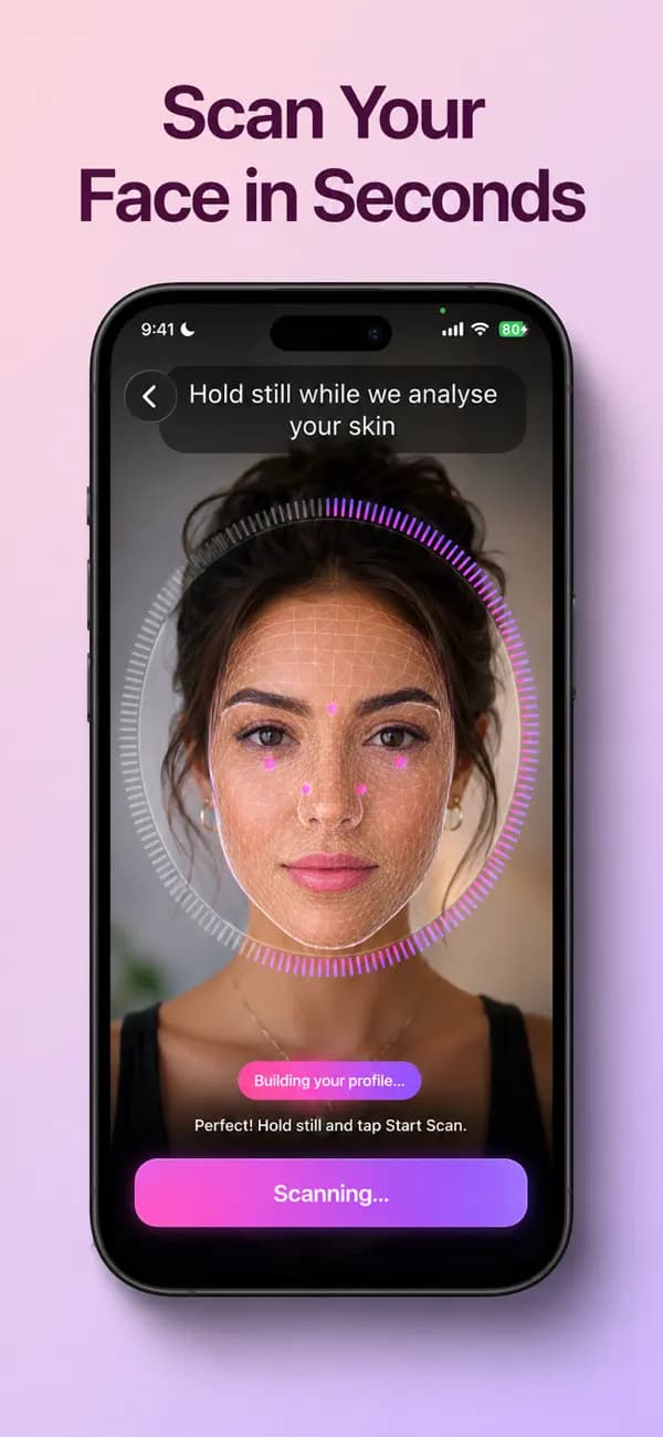 Lora face scan screen